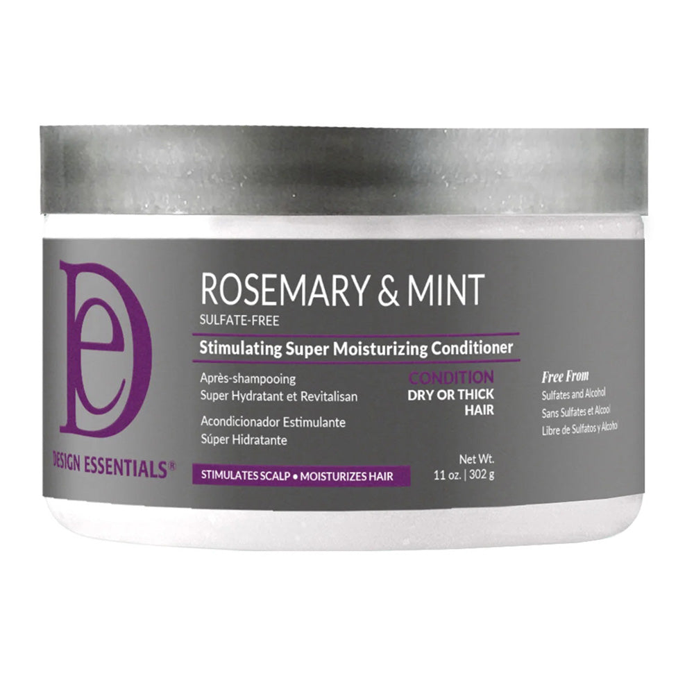 Design Essentials Rosemary & Mint Stimulating Super Moisturizing Conditioner 11Oz (302g)